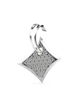 Valanova - Hallmarked 9K White Gold and Certified Lab Grown Diamond 0.23Cts Pendant