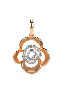 Valanova - Hallmarked 9K Rose Gold and Certified Lab Grown Diamond 0.18Cts Pendant