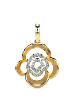 Valanova - Hallmarked 9K Yellow Gold and Certified Lab Grown Diamond 0.18Cts Pendant