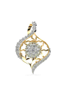 Valanova - Hallmarked 9K Yellow Gold and Certified Lab Grown Diamond 0.33Cts Pendant