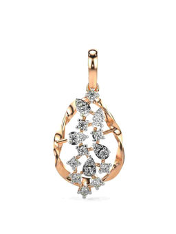 Valanova - Hallmarked 9K Rose Gold and Certified Lab Grown Diamond 0.20Cts Pendant