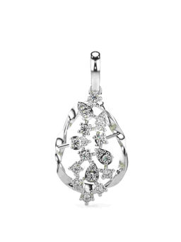 Valanova - Hallmarked 9K White Gold and Certified Lab Grown Diamond 0.20Cts Pendant