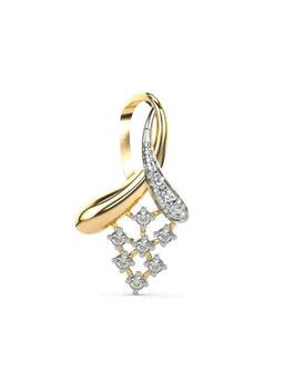 Valanova - Hallmarked 9K Yellow Gold and Certified Lab Grown Diamond 0.12Cts Pendant