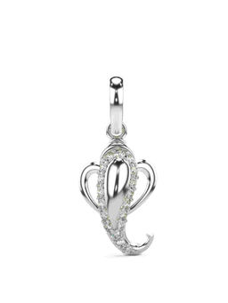 Valanova - Hallmarked 9K White Gold and Certified Lab Grown Diamond 0.16Cts Pendant