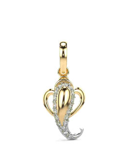 Valanova - Hallmarked 9K Yellow Gold and Certified Lab Grown Diamond 0.16Cts Pendant