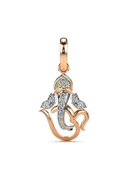 Valanova - Hallmarked 9K Rose Gold and Certified Lab Grown Diamond 0.09Cts Pendant