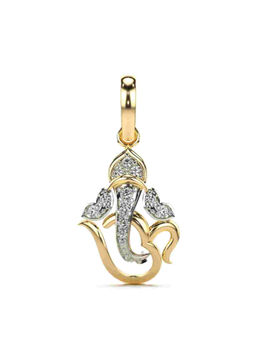 Valanova - Hallmarked 9K Yellow Gold and Certified Lab Grown Diamond 0.09Cts Pendant