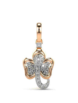 Valanova - Hallmarked 9K Rose Gold and Certified Lab Grown Diamond 0.24Cts Pendant