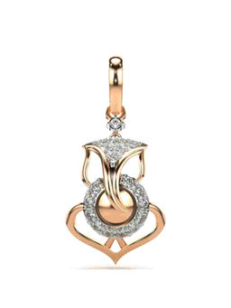 Valanova - Hallmarked 9K Rose Gold and Certified Lab Grown Diamond 0.18Cts Pendant