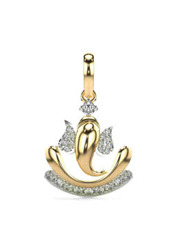 Valanova - Hallmarked 9K Yellow Gold and Certified Lab Grown Diamond 0.20Cts Pendant