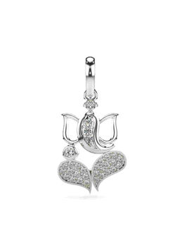 Valanova - Hallmarked 9K White Gold and Certified Lab Grown Diamond 0.22Cts Pendant