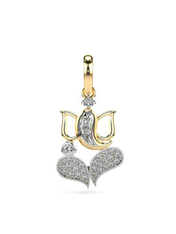 Valanova - Hallmarked 9K Yellow Gold and Certified Lab Grown Diamond 0.22Cts Pendant