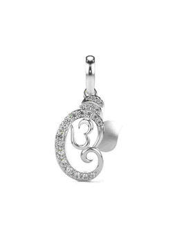 Valanova - Hallmarked 9K White Gold and Certified Lab Grown Diamond 0.18Cts Pendant