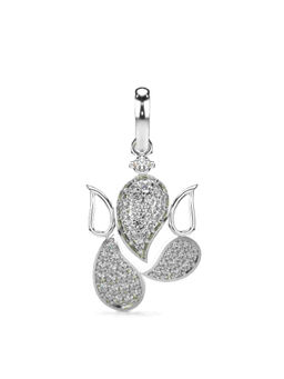 Valanova - Hallmarked 9K White Gold and Certified Lab Grown Diamond 0.32Cts Pendant