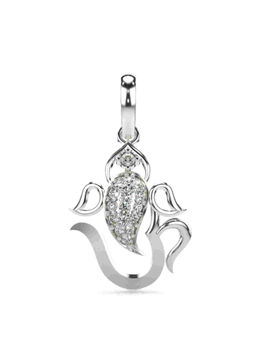 Valanova - Hallmarked 9K White Gold and Certified Lab Grown Diamond 0.12Cts Pendant