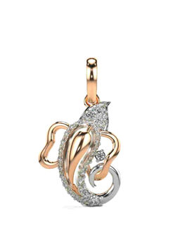 Valanova - Hallmarked 9K Rose Gold and Certified Lab Grown Diamond 0.23Cts Pendant