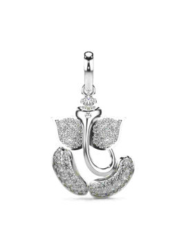 Valanova - Hallmarked 9K White Gold and Certified Lab Grown Diamond 0.41Cts Pendant