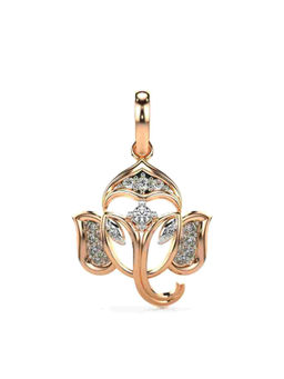 Valanova - Hallmarked 9K Rose Gold and Certified Lab Grown Diamond 0.16Cts Pendant