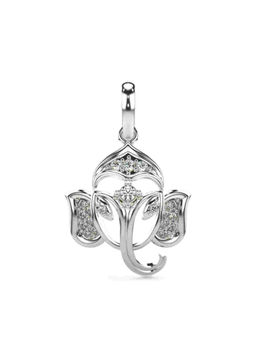 Valanova - Hallmarked 9K White Gold and Certified Lab Grown Diamond 0.16Cts Pendant
