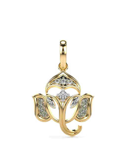 Valanova - Hallmarked 9K Yellow Gold and Certified Lab Grown Diamond 0.16Cts Pendant