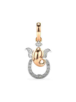 Valanova - Hallmarked 9K Rose Gold and Certified Lab Grown Diamond 0.18Cts Pendant