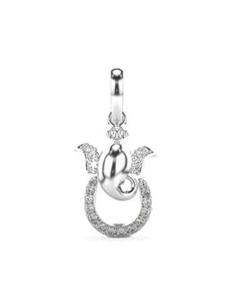 Valanova - Hallmarked 9K White Gold and Certified Lab Grown Diamond 0.18Cts Pendant