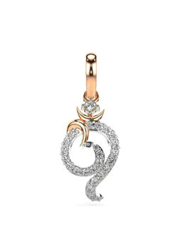 Valanova - Hallmarked 9K Rose Gold and Certified Lab Grown Diamond 0.22Cts Pendant