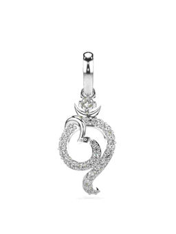 Valanova - Hallmarked 9K White Gold and Certified Lab Grown Diamond 0.22Cts Pendant