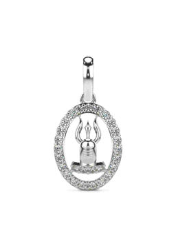 Valanova - Hallmarked 9K White Gold and Certified Lab Grown Diamond 0.25Cts Pendant