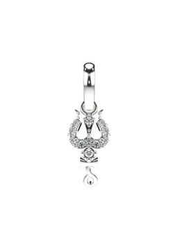 Valanova - Hallmarked 9K White Gold and Certified Lab Grown Diamond 0.07Cts Pendant