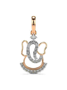 Valanova - Hallmarked 9K Rose Gold and Certified Lab Grown Diamond 0.19Cts Pendant