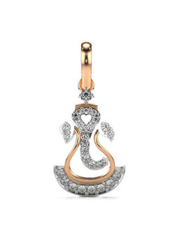 Valanova - Hallmarked 9K Rose Gold and Certified Lab Grown Diamond 0.21Cts Pendant