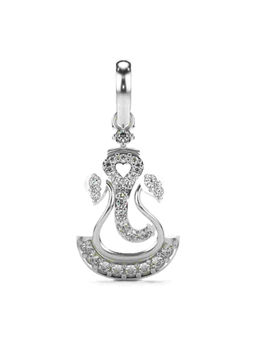 Valanova - Hallmarked 9K White Gold and Certified Lab Grown Diamond 0.21Cts Pendant
