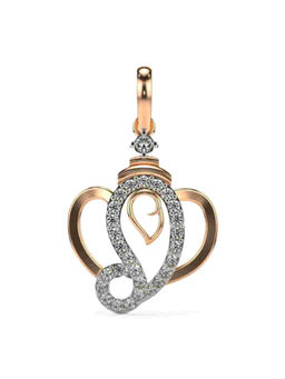 Valanova - Hallmarked 9K Rose Gold and Certified Lab Grown Diamond 0.27Cts Pendant