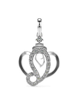 Valanova - Hallmarked 9K White Gold and Certified Lab Grown Diamond 0.27Cts Pendant