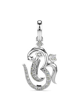 Valanova - Hallmarked 9K White Gold and Certified Lab Grown Diamond 0.21Cts Pendant