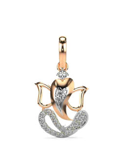 Valanova - Hallmarked 9K Rose Gold and Certified Lab Grown Diamond 0.16Cts Pendant