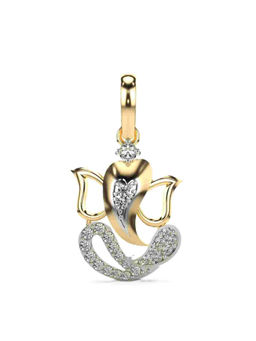 Valanova - Hallmarked 9K Yellow Gold and Certified Lab Grown Diamond 0.16Cts Pendant