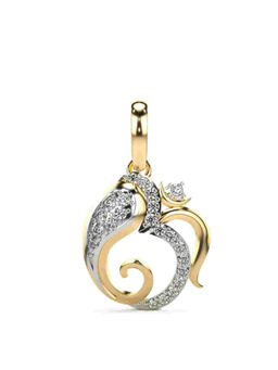 Valanova - Hallmarked 9K Yellow Gold and Certified Lab Grown Diamond 0.17Cts Pendant