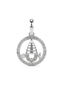 Valanova - Hallmarked 9K White Gold and Certified Lab Grown Diamond 0.25Cts Pendant
