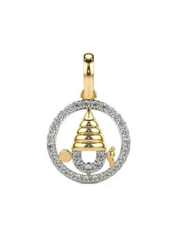 Valanova - Hallmarked 9K Yellow Gold and Certified Lab Grown Diamond 0.25Cts Pendant
