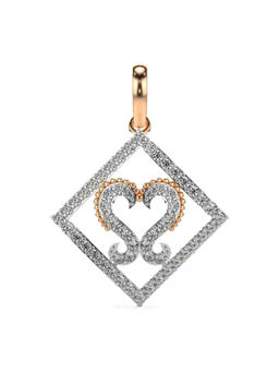 Valanova - Hallmarked 9K Rose Gold and Certified Lab Grown Diamond 0.43Cts Pendant