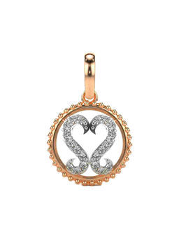 Valanova - Hallmarked 9K Rose Gold and Certified Lab Grown Diamond 0.14Cts Pendant