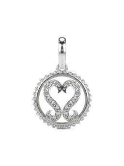 Valanova - Hallmarked 9K White Gold and Certified Lab Grown Diamond 0.14Cts Pendant