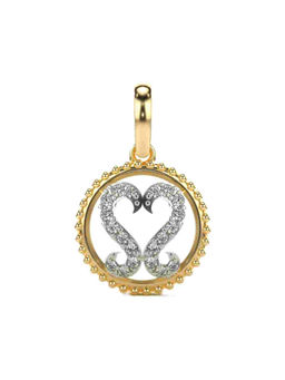 Valanova - Hallmarked 9K Yellow Gold and Certified Lab Grown Diamond 0.14Cts Pendant