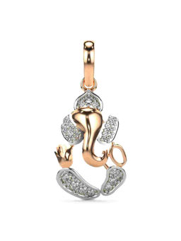 Valanova - Hallmarked 9K Rose Gold and Certified Lab Grown Diamond 0.14Cts Pendant