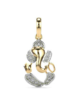 Valanova - Hallmarked 9K Yellow Gold and Certified Lab Grown Diamond 0.14Cts Pendant