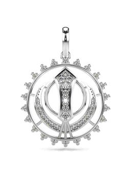 Valanova - Hallmarked 9K White Gold and Certified Lab Grown Diamond 0.23Cts Pendant