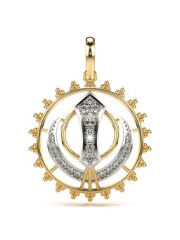 Valanova - Hallmarked 9K Yellow Gold and Certified Lab Grown Diamond 0.23Cts Pendant