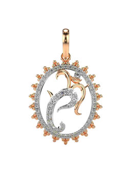 Valanova - Hallmarked 9K Rose Gold and Certified Lab Grown Diamond 0.37Cts Pendant